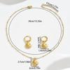 Ocean Wind Women's Jewelry Set, Niche Shell Set with Jewel Design Earrings, Versatile Long Necklace