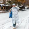 New cotton-padded clothes winter long knee down cotton-padded clothes women's Korean version loose thickened cotton-padded jacket jacket