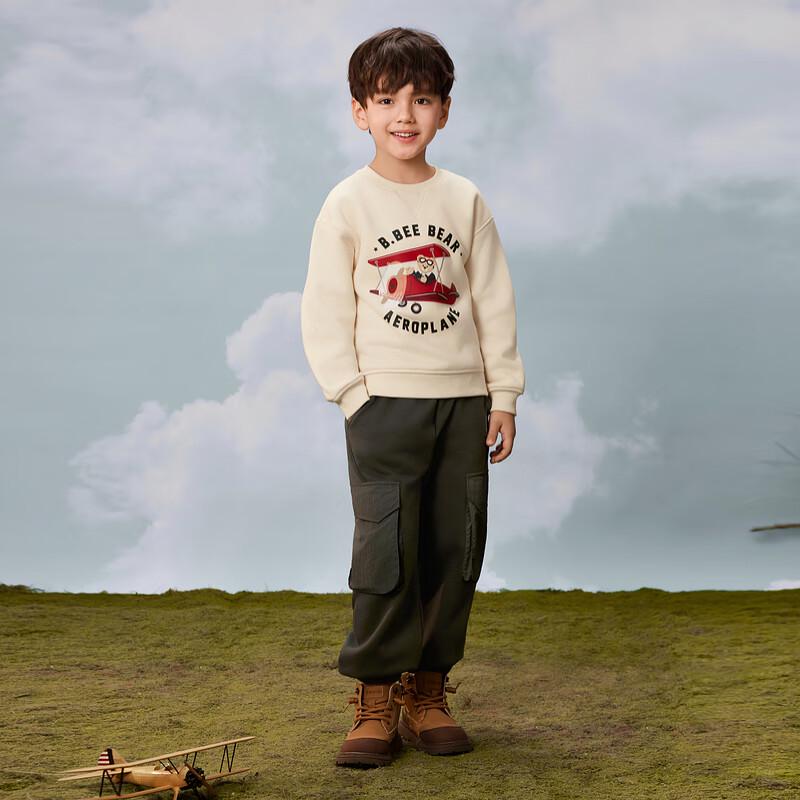 PawinPaw Kids' Cartoon Bear Casual Utility Pants
