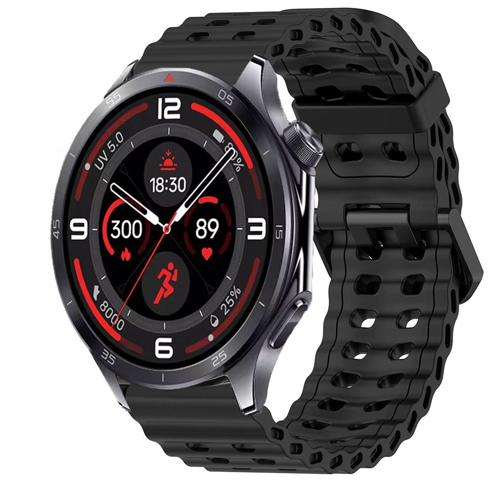 22mm Ocean Silicone Strap for OnePlus Watch 3 46mm/2/2R/Lite Sport Breathable Wristband forWatch 4 Pro/X X2/X3 Accessories