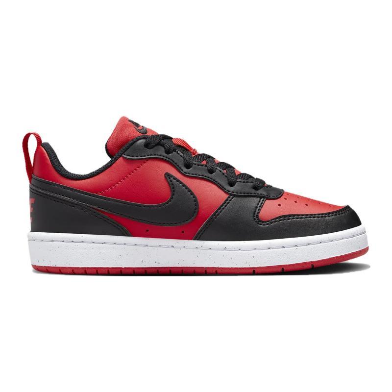 Nike Court Borough Low Recraft GS 'Black University Red' Sneakers DV5456-600