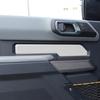 Car Side Door Panel Cover Trim Guard Decoration For Ford Bronco +White ABS