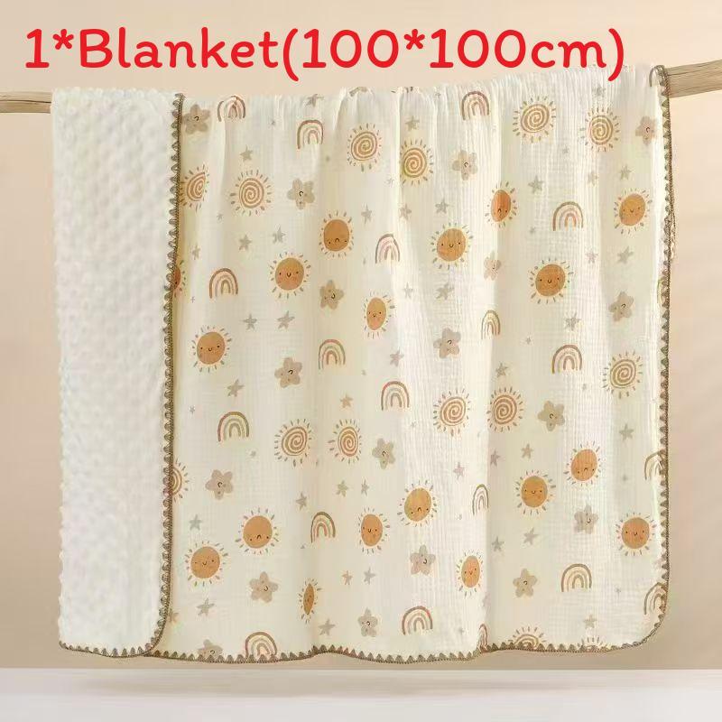 Baby Swaddle Blanket With Cotton Filling For Newborns And Infant Sleep Comfort