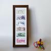 Black Walnut & Sandalwood Photo Frame: Red Envelope Display, New Year Wooden Gift, Desktop Decor.