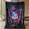 Crystal Palace Fotballtrykk Flanellteppe, Mykt Varmt Lett Kastepledd for Sofa Seng Camping