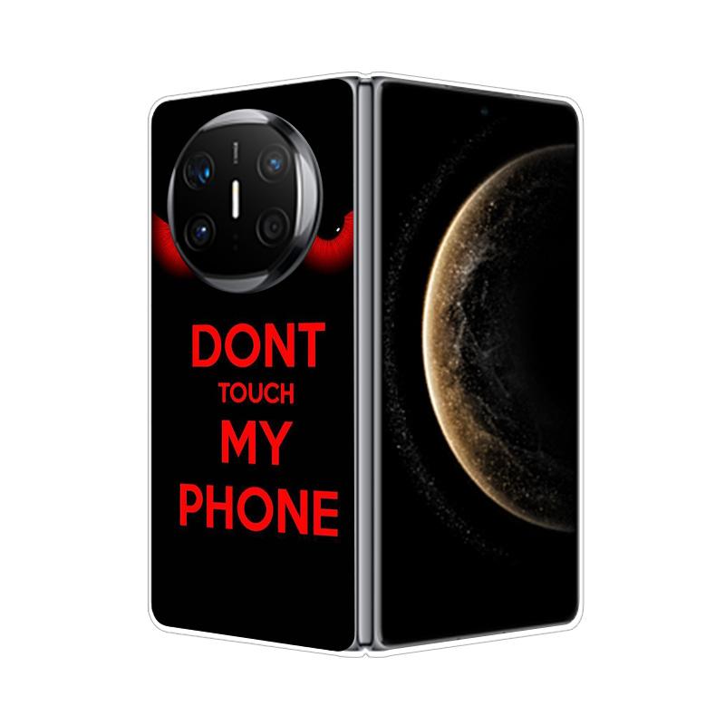 For HuaWei Mate X6 Case Marble Soft Hard PC Shell Back Cover For HuaWei Mate X3 X5 X6 X2 Full Coverage Phone Shell MateX6 Capa