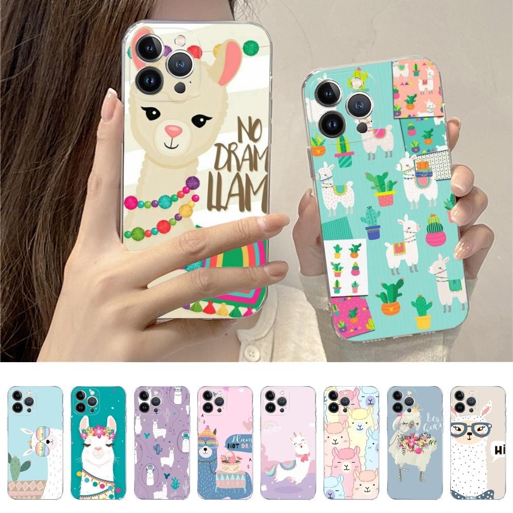 Lama Llama Alpacas Phone Case For IPhone 14 11 12 13 Mini Pro XS Max Cover 6 7 8 Plus X XR SE 2020 Funda Shell