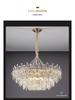 Luxury Postmodern Crystal Chandelier: Elegant Pendant Light for Living Room, Luxury Villa, or Trendy Restaurant
