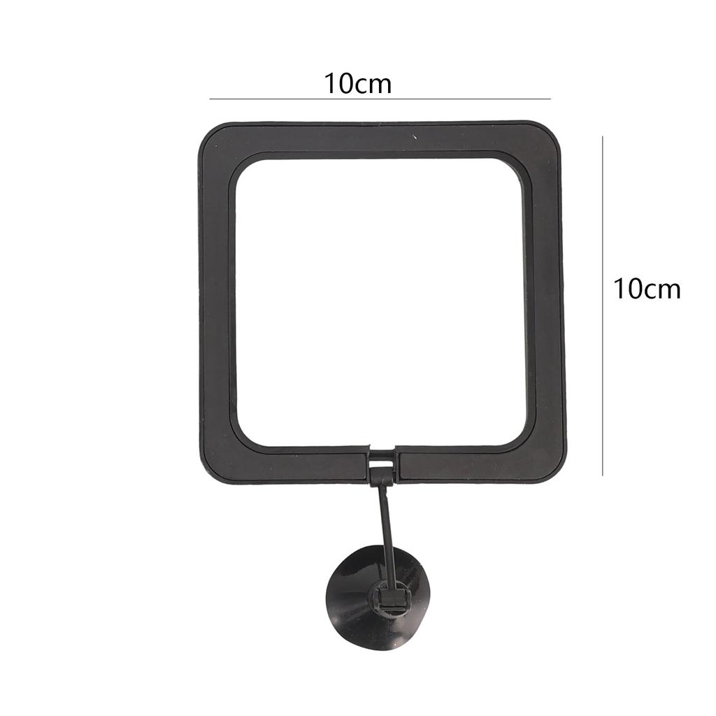 Aquarium Feeding Ring Fish Tank Station Floating Food Tray Feeder Square Circle Accessories Fish Foods Feeder with Suction Cup