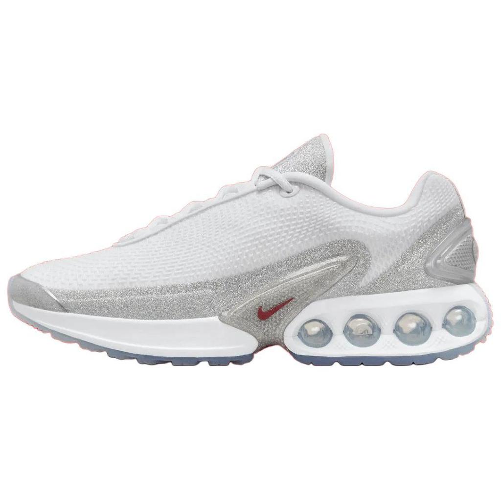 Nike Air Max DN Silver Glitter Women Sneakers White Team-Red HQ3457-161