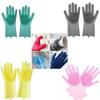 Magic Silicone Rubber Dish Washing Gloves Eco-Friendly Scrubber Cleaning Sponge