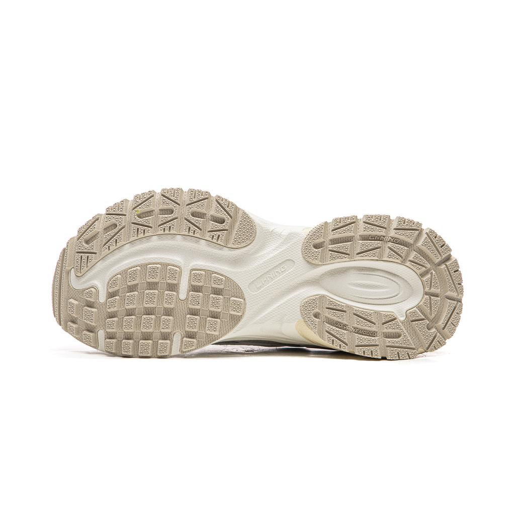 Li Ning QIXING 2.0 Cushioning Abrasion Resistant Breathable Low top Casual Shoes Women's White Gray AGCW092-4