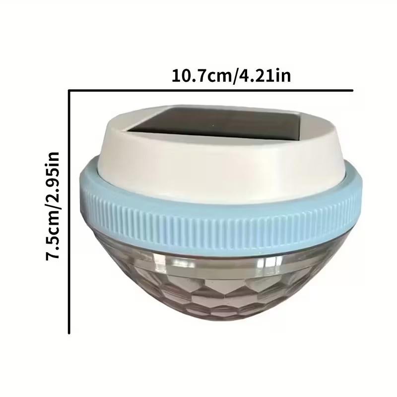 LED Solar Floating Lights Hot Spring Lights Pool Lights Pool Landscape Lights Color-Changing Pool Lights Decorative Lights Ambient Lights