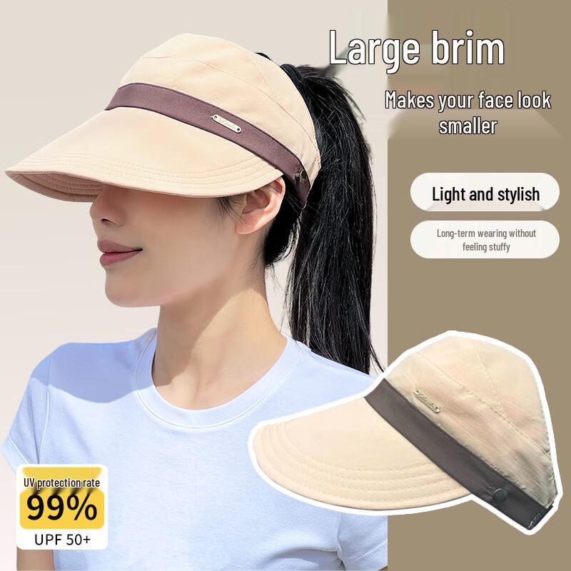 Women s Summer Sun Protection Visor Hat