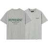 American Vintage High Street T-Shirt Cartoon Print Loose Fit Short Sleeve Men Women Teens