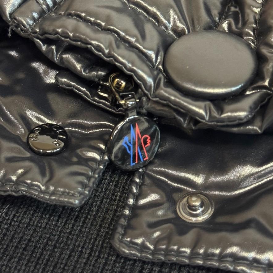 Moncler Nylon TULSA Down Jacket Black Nylon Used