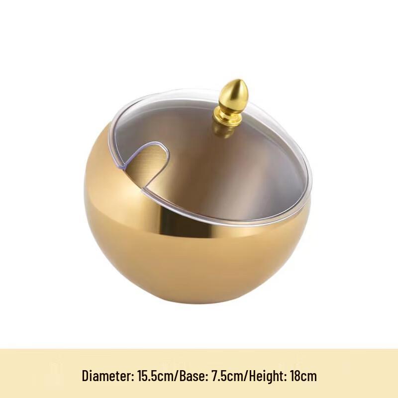304 Stainless Steel Slanted Sauce Bowl with Lid