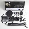 LGT240 Condenser Microphone with F998 & V8S Sound Cards for Live Streaming & Recording