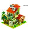 Villa House Castle Building Model 3D Cardboard Puzzle Jigsaw Toys Children's Interest Educational Toys Kids Gift