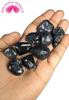 Reiki Crystal Products Natural Black Tourmaline Tumble Stone Raw Rough Stone Tumbled Pack of 1 pc