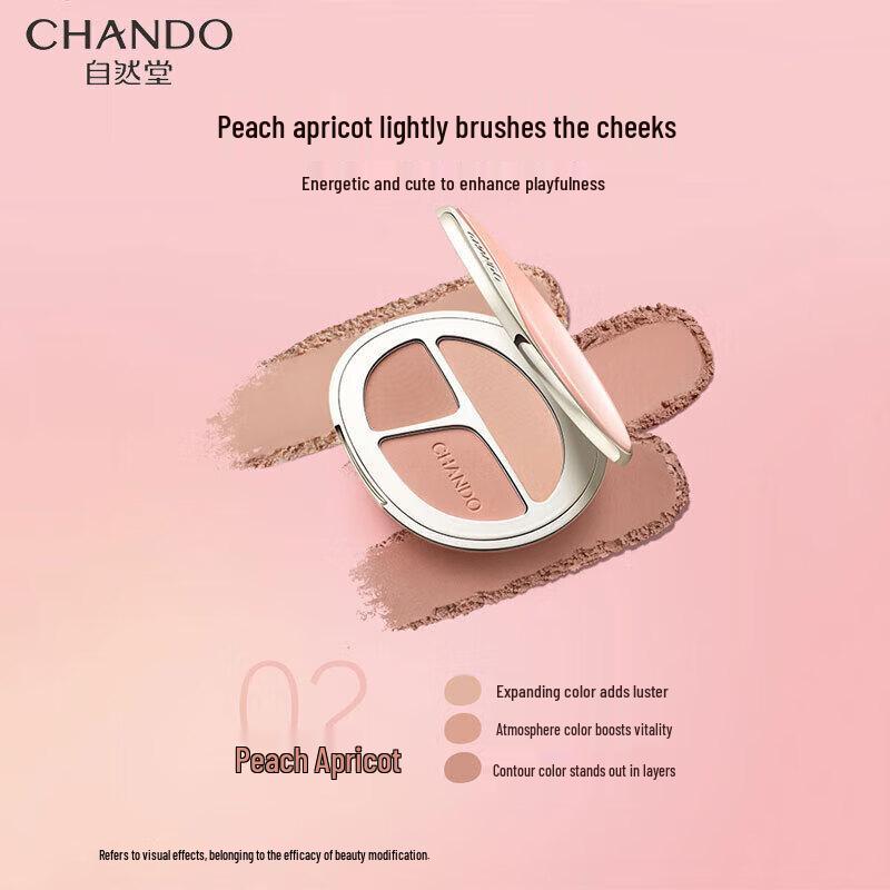 Chando Three-Color Vitality Blush Palette