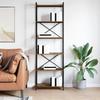 Bookshelf Smoked Oak 60 X 30 X 189.5 Cm Engineered Wood