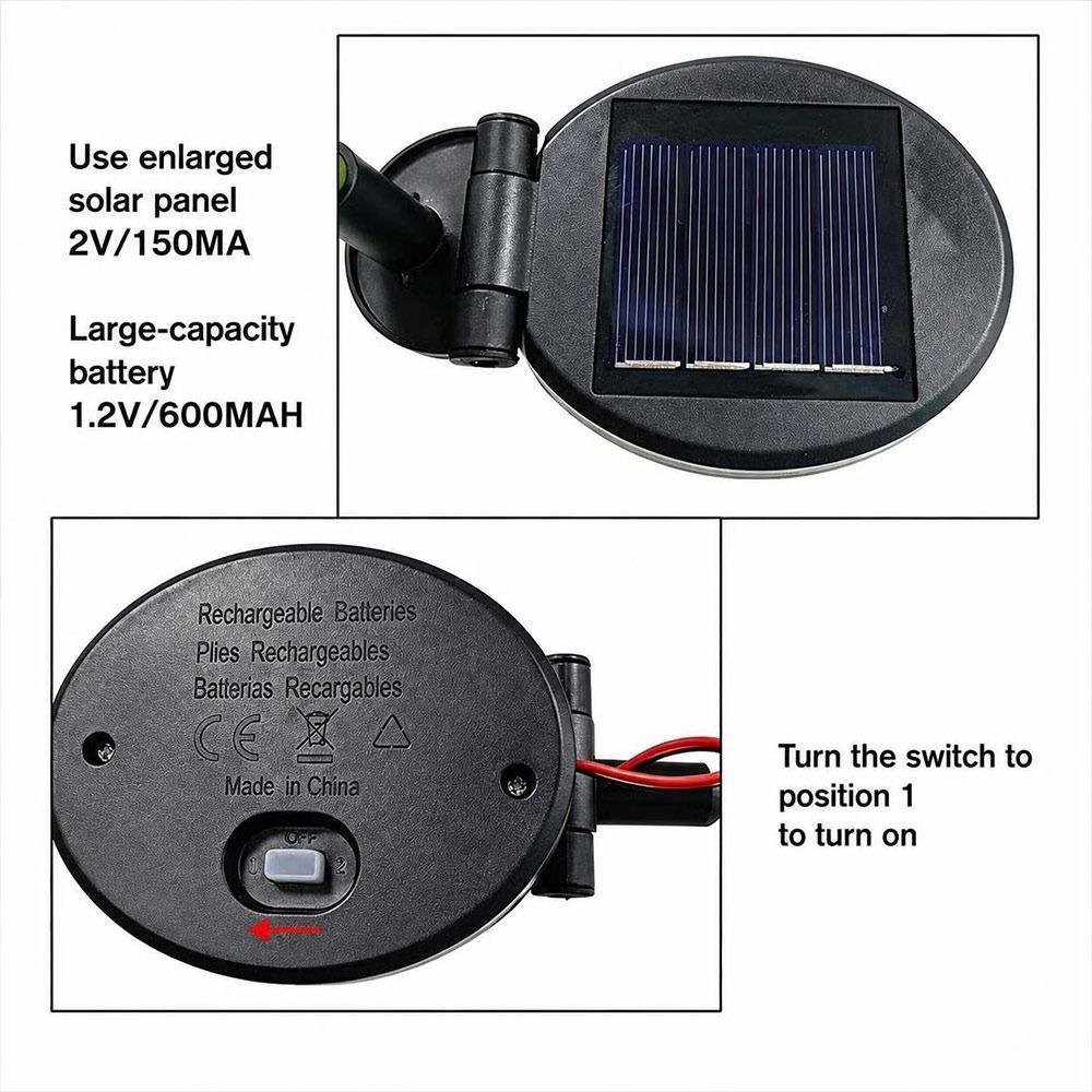 Solar Powered Solar Garden Light LED Simulated LED Solar Lamp Garden Courtyard