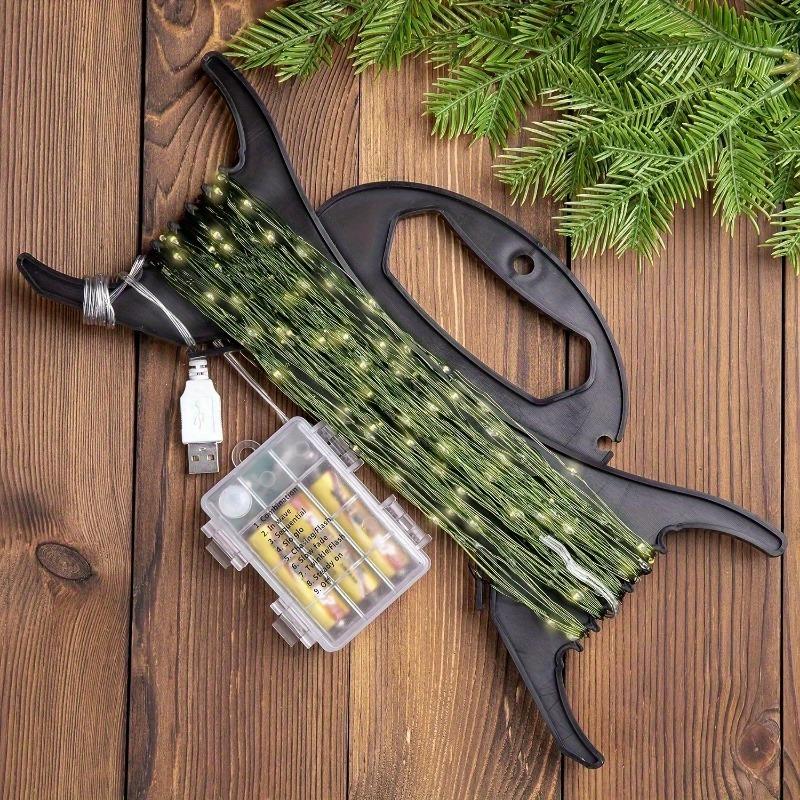 2pcs String Light Storage Holder,Holiday Decorative Light Cord Coiling Organizer Clip,Home Organization and Storage Supplies