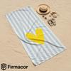 Stripe Yellow Heart Soft Portable Travel Towel Unisex Ultra Lightweight Microfiber Oversized Sand Free Quick Dry Beach Towel