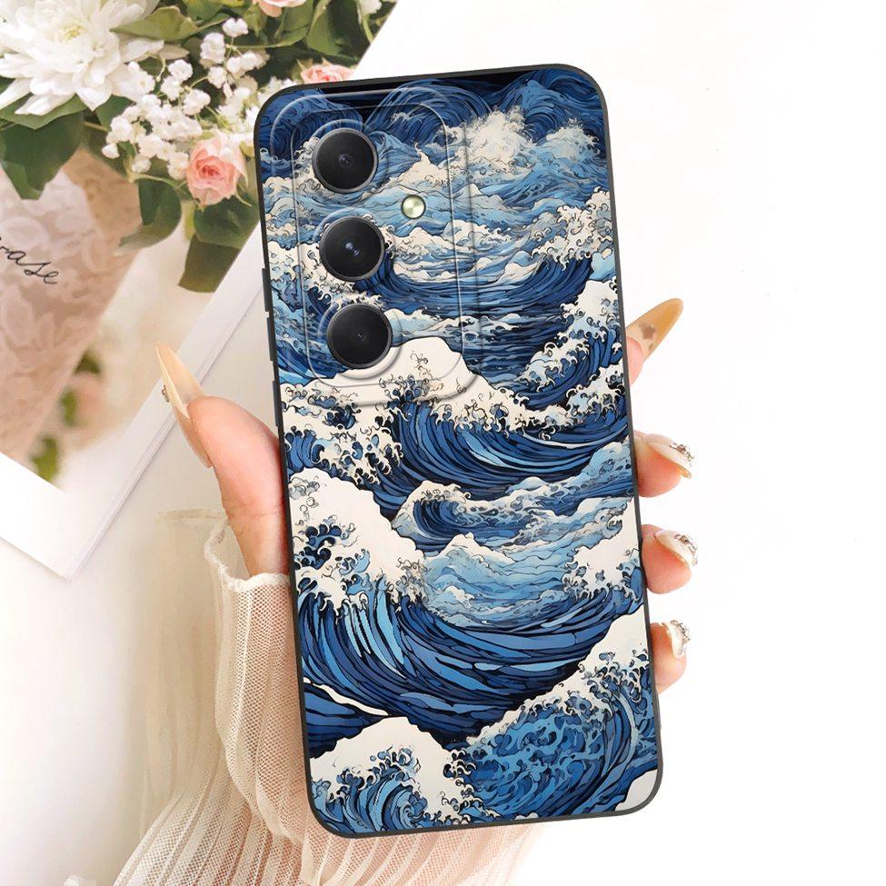 Case For Samsung A55 5G A556V A556B A556E A5560 Casing For Samsung Galaxy A55 5G Cover Silicone Fashion Cartoon Funny Painted