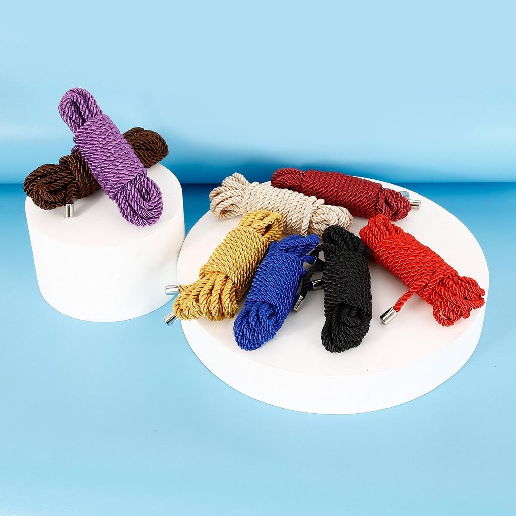 5M/10M Polyester Shibari Rope Adult SM Restraint Games BDSM Bondage Rope Body To Tied Binding Binder Erotic Sex Toys for