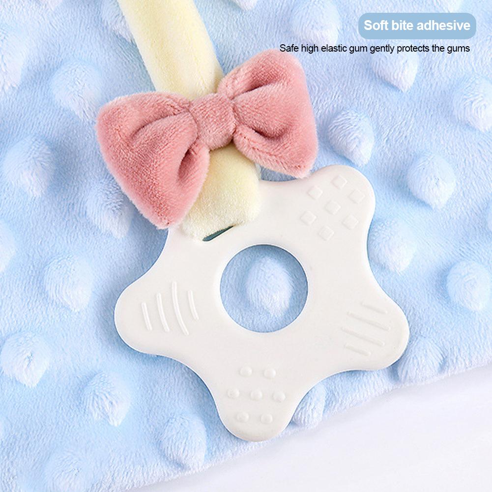 Baby Plush Toys Towel Appease Doll Teether Cartoon Bunny Bear Elephant Soft Blanket Stuffed Sleep Toy Soothe Toddler Baby Toys