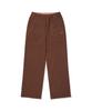 KIRSH Fleece Wide Fit Pants [Brown]