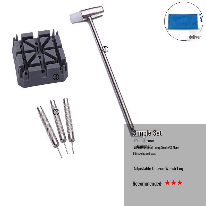 Universal Watch Strap Remover Tool for Steel & Leather Straps: Easy Metal Strap Replacement
