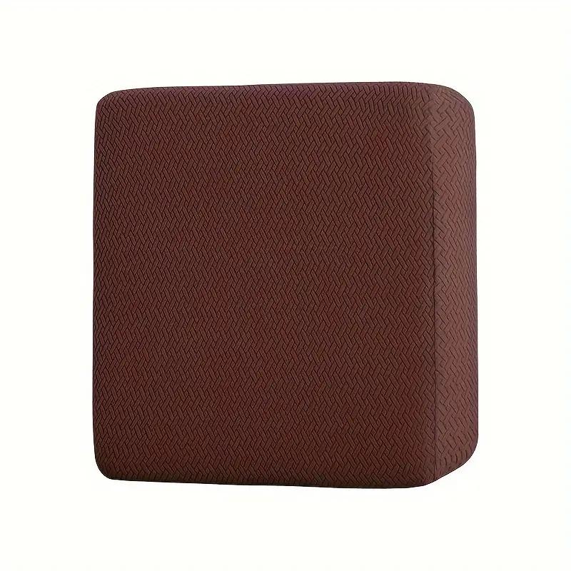

1pc Jacquard Solid Color Sofa Cushion Cover Elastic Fit Twill Textured Jacquard Sofa Slipcover for Living Room Sofa 1pc