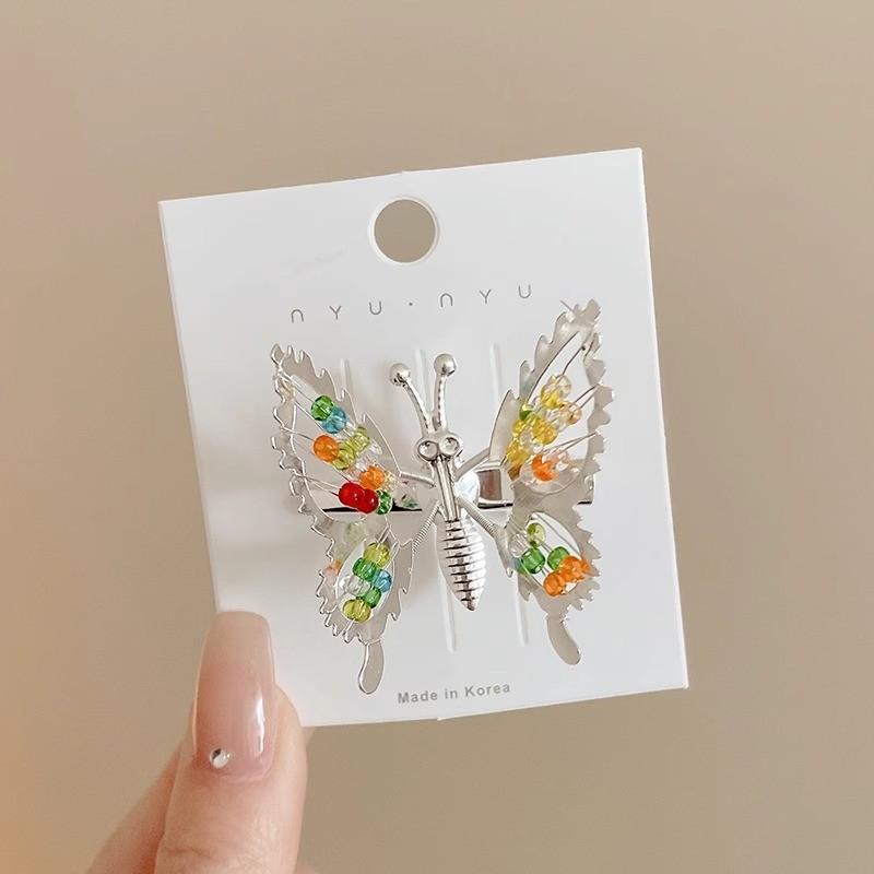 Children's Moving Butterfly Hair Clips – Cute Headdress & Bangs Accessories