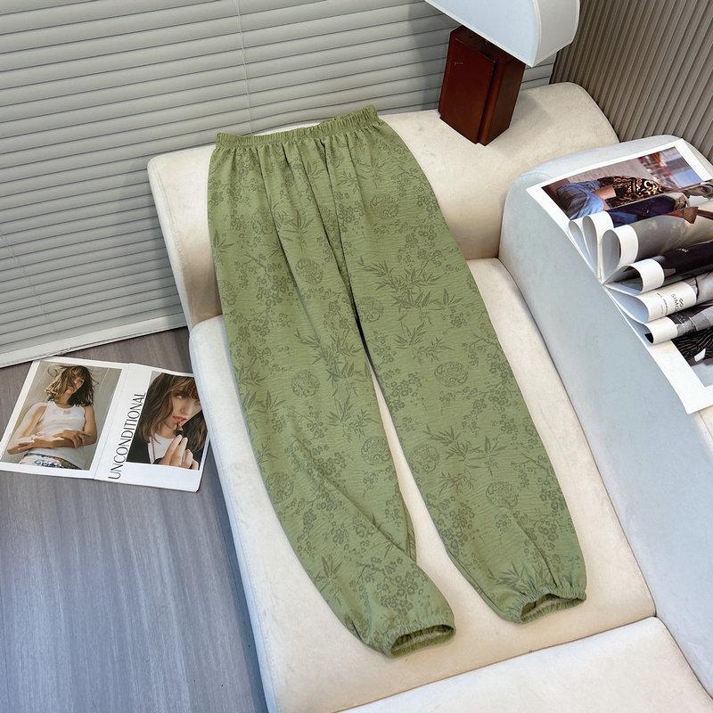 

Женские жаккардовые леггинсы в китайском стиле с высокой талией — дышащие, удобные, элегантные брюки на весну/лето One Size (Recommended for 80-140 jin)