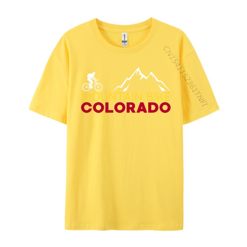 Colorado Mountain Bike Co Mtb T Shirt Design Labor Day Special All Cotton Mens Top T-Shirts Tops Tees Drop Shipping