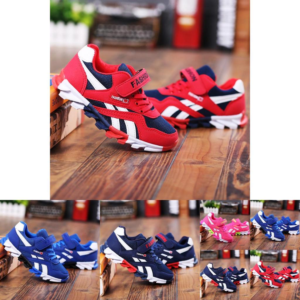 High-quality Breathable Kid Children Sport Shoes Casual Rubber Sole Sneakers