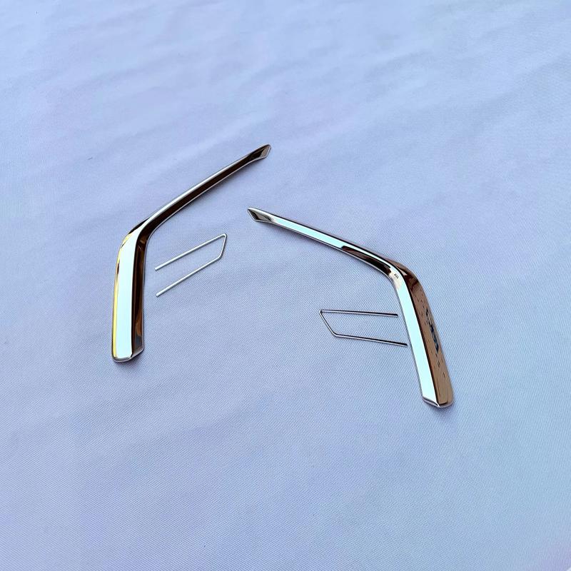 For Lexus TX TX350 2024 2025 ABS Chrome Front Rear Fog Light Bezel Cover Exterior Bumper Lamp Trim Molding Styling Accessories
