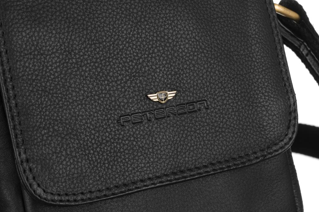 Men's Messenger Bag Made of Natural Leather - Peterson