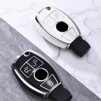 Miękka obudowa kluczyka samochodowego TPU ochronna do Mercedesa Benz klasy ABCE GLS GLA GLK GLC CLS CLA AMG W204 W205 W212 W463 W176