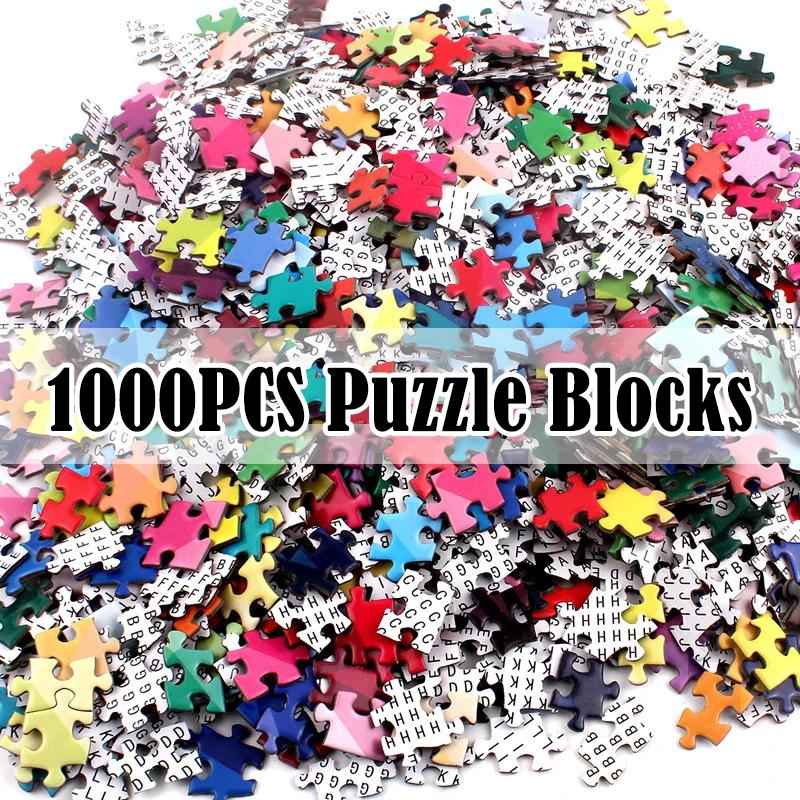 1000 Pieces Jigsaw Puzzle for Adults Challenge High Difficulty Large-sized Puzzle Toys Can Be Used As Home Mural Decoration Gift