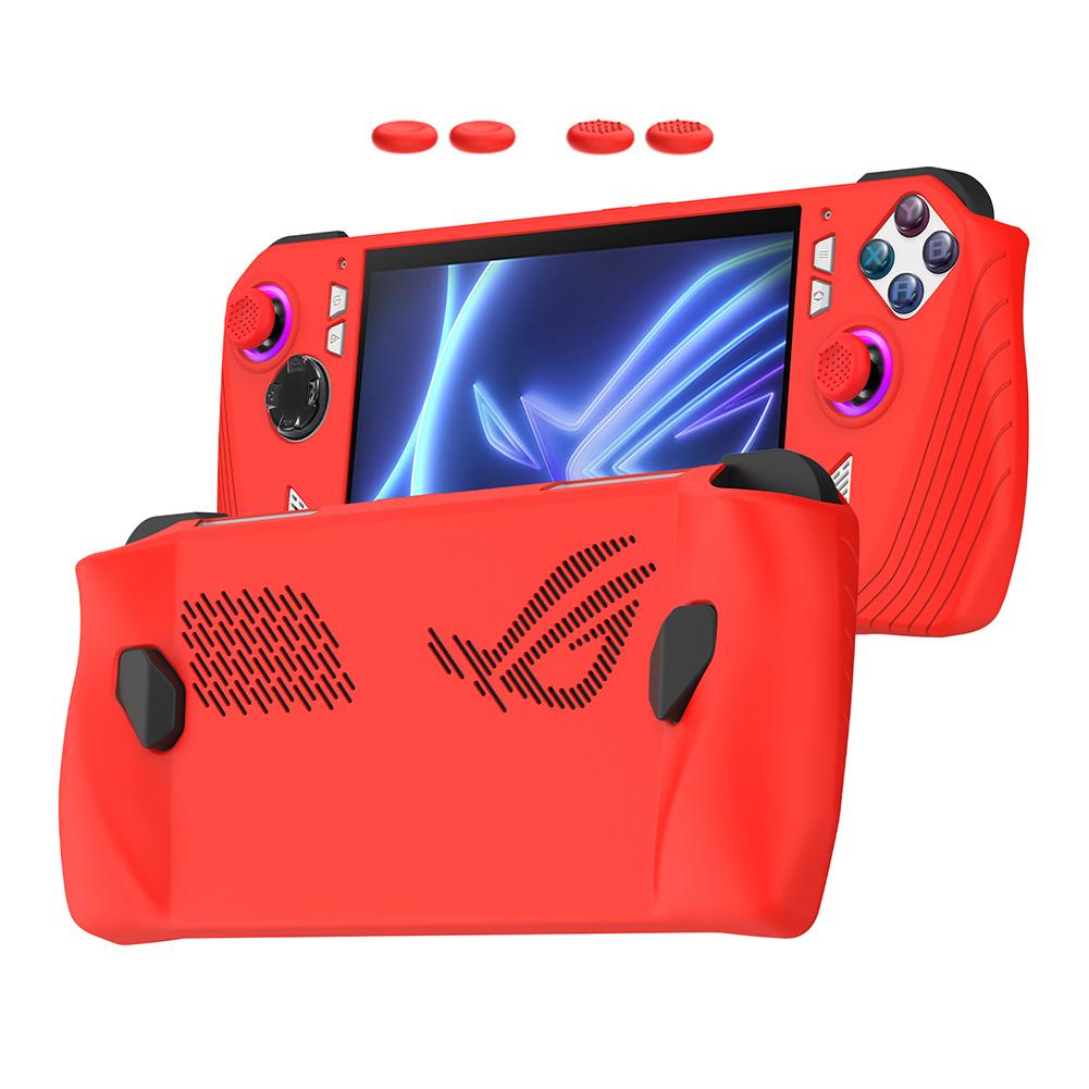 Housse de Protection Coque Souple en Silicone Housse Anti-Rayures Étui de Protection Anti-Poussière Accessoires de Jeu pour ASUS ROG Ally
