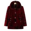 Winter Velvet Thickened Mink Coat Medium Old Man Cotton Coat Warm 0 Old Lady Coat