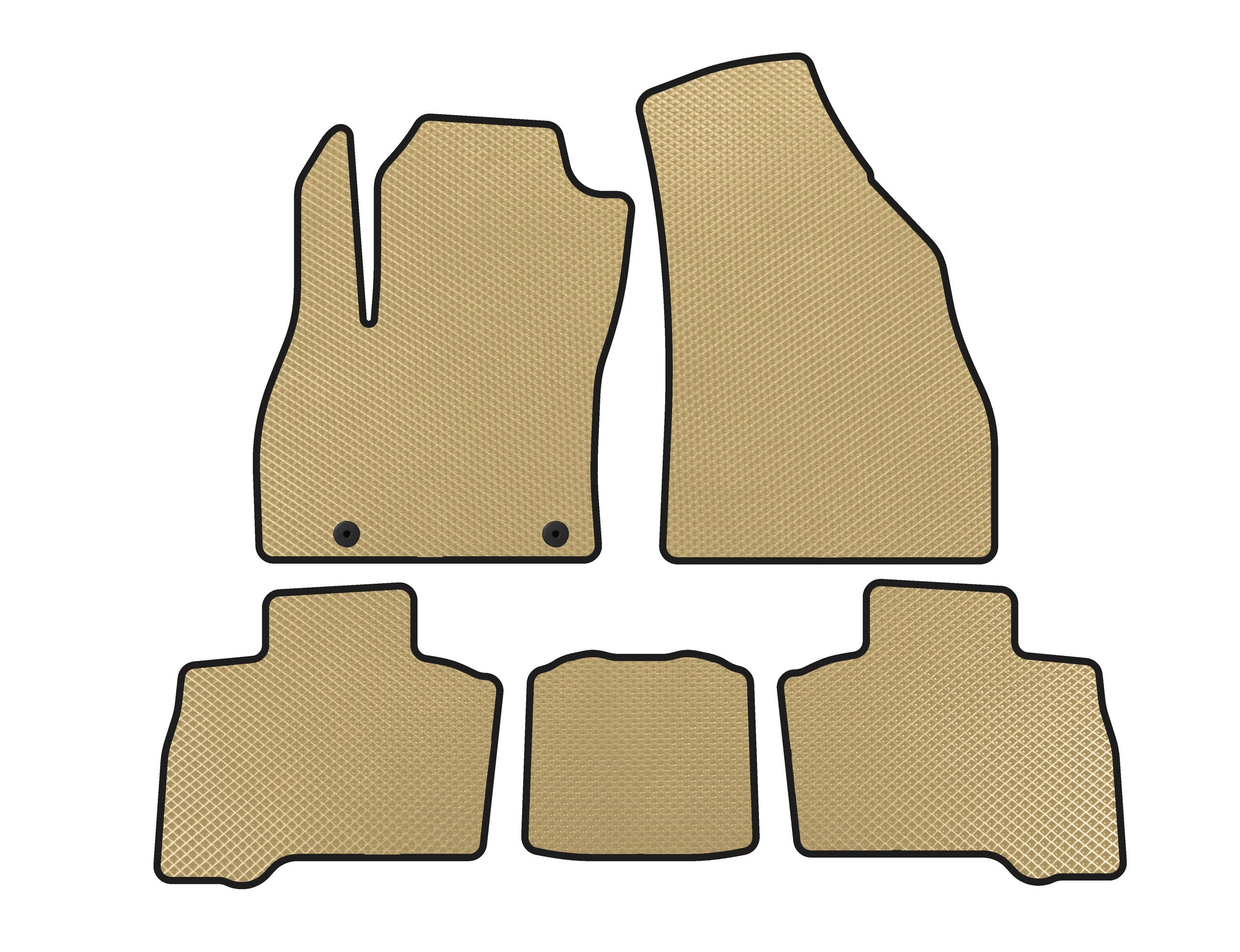 

EVA mats (for Qubo, 2016-2025, Beige) for Fiat Fiorino/Qubo