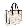 Floral Tote Bag Stylish Daily Shoulder Bag for Shopping Work Travel