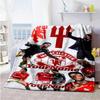 Manchester Customize Your Name Blanket Multi-purpose Personalized Blanket Durable Comfort Suitable for Picnics Chair Seaside Sofa