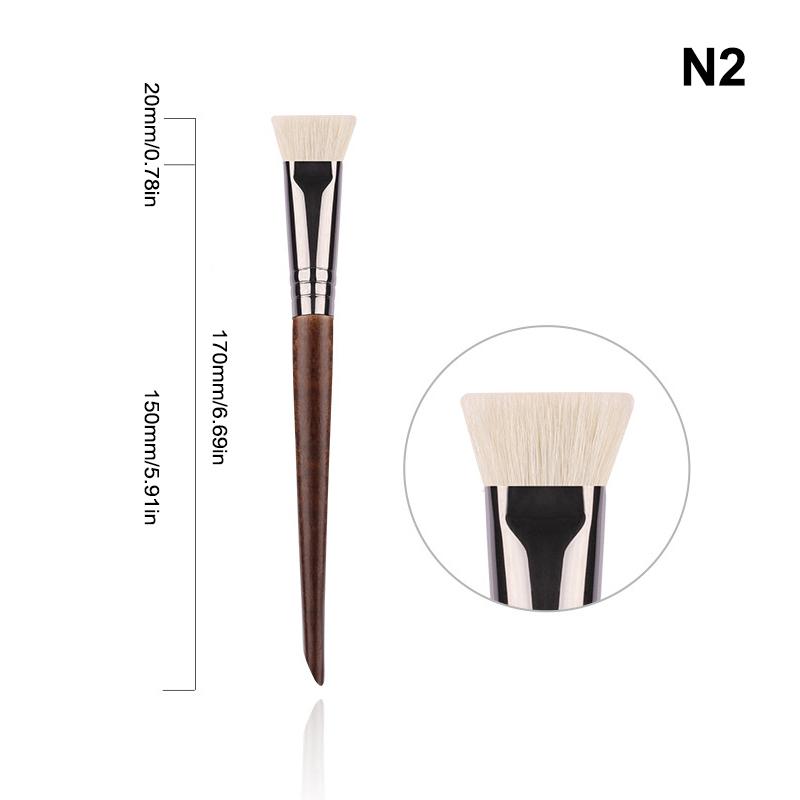 1Pcs Animal Hair Makeup Brush Complete Set Lip Brushes Eyeshadow Brush Soft Makeup Brush Beauty Tools Smudge Brush Single