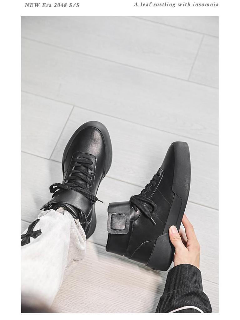 Men's 2025 Autumn High-Top Casual Sneakers - Trendy, Versatile Student Sports Shoes